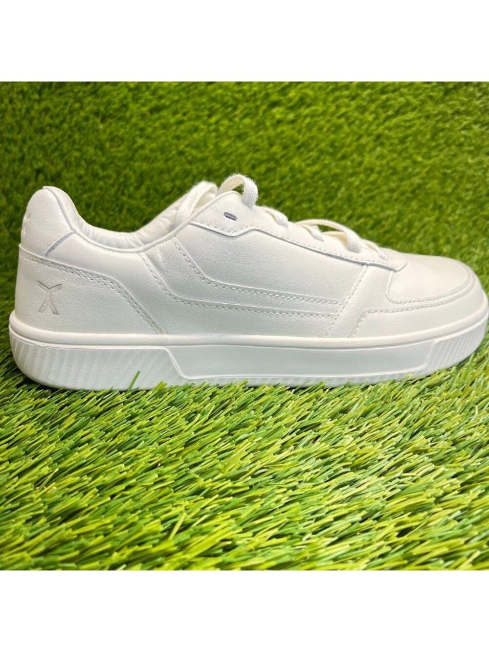 Flux Footwear Adapt Leather Trainer White Mens Size 8 Womens 9.5 Shoes Sneakers